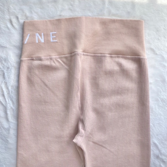 NWOT Aerie Offline High Waisted Ribbed Pink Leggings - Picture 9 of 14